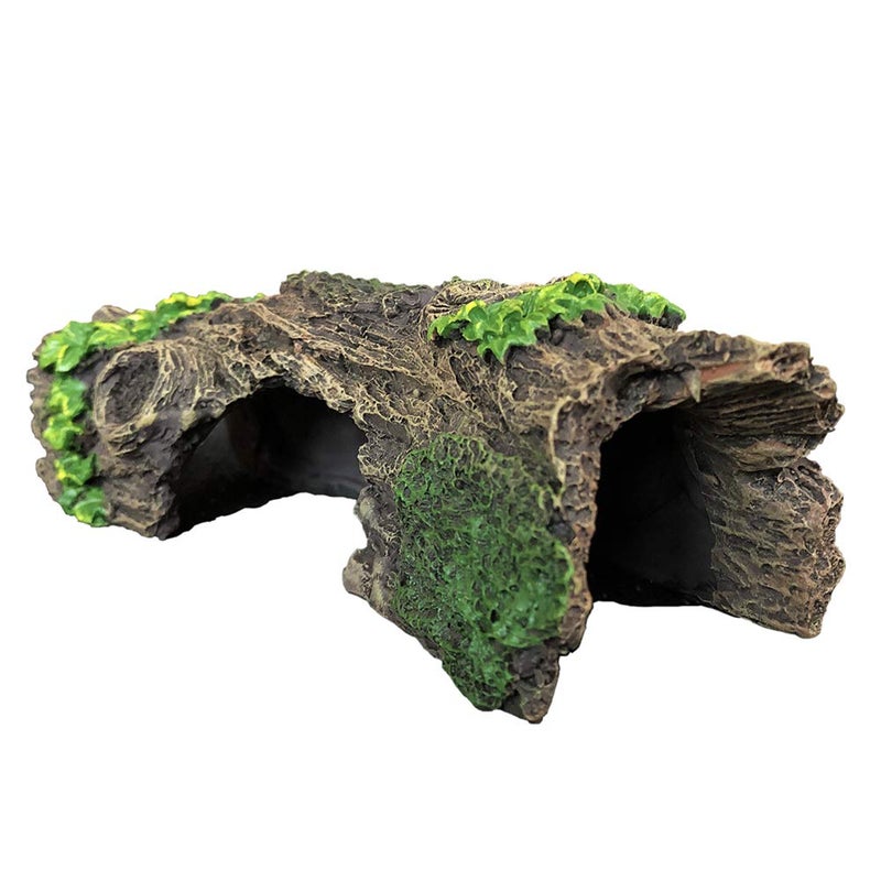 SLOCME Aquarium Wood Ornament Fish Tank Trunk Decoration - Driftwood Decor with Cave for Fish and Shrimp to Swim Through Or Hide Out - Image 2
